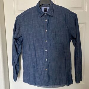 BENSON New York Men’s 100% Cotton Chambray Size L